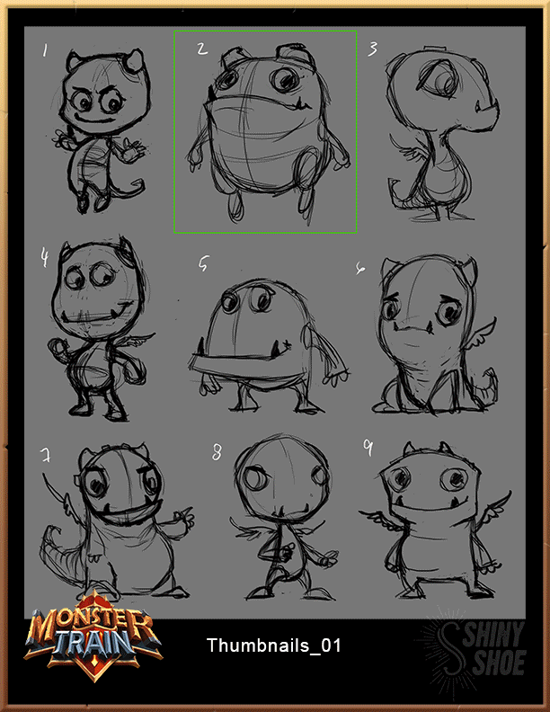 Drawing process of a chubby red dragon